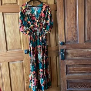 Colorful maxi dress